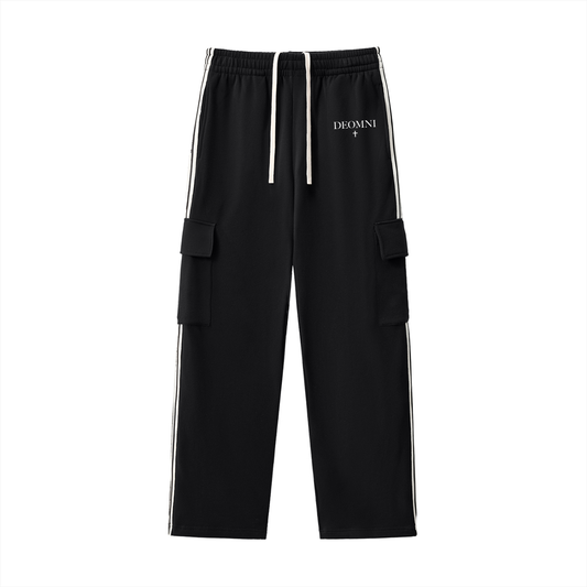 Side Stripe Straight-Leg Pants