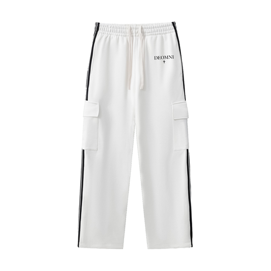 Side Stripe Straight-Leg Pants