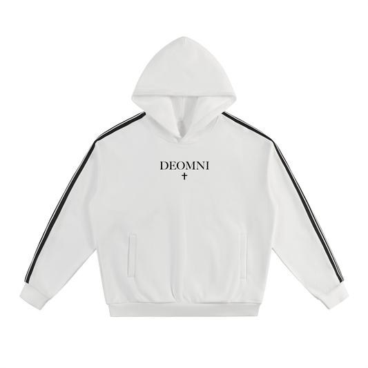 Side Stripe Drop-Shoulder Hoodie