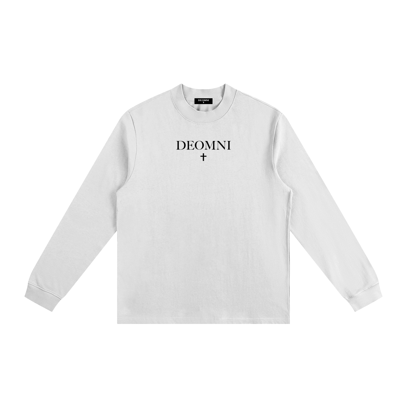 Essential Non-Shrink Mock Neck Sweatshirt
